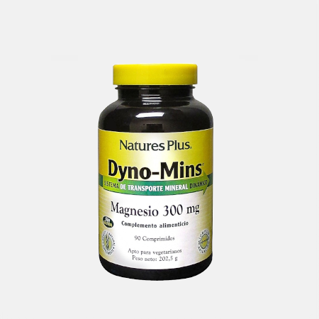 Dyno-Mins Magnesio 300 mg – 90 comprimidos – Natures Plus