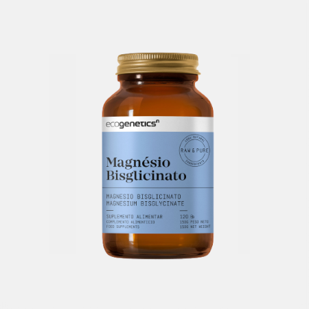 Bisglicinato de Magnesio – 120 comprimidos – EcoGenetics