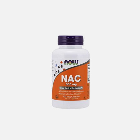 NAC 600 mg – 100 cápsulas – Now