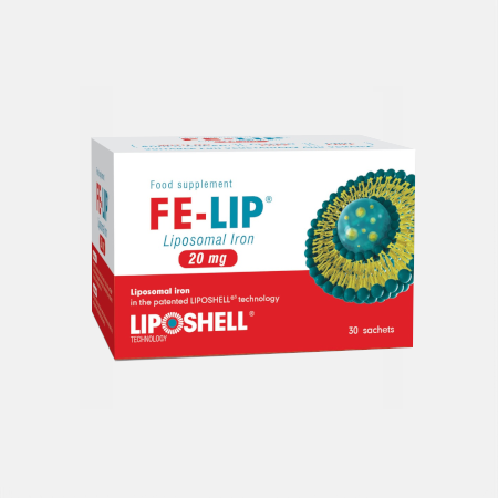 FE-LIP 20 mg Hierro liposomal – 30 sobres – LIPOSHELL