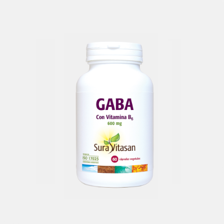 GABA 600 mg – 60 cápsulas – Sura Vitasan