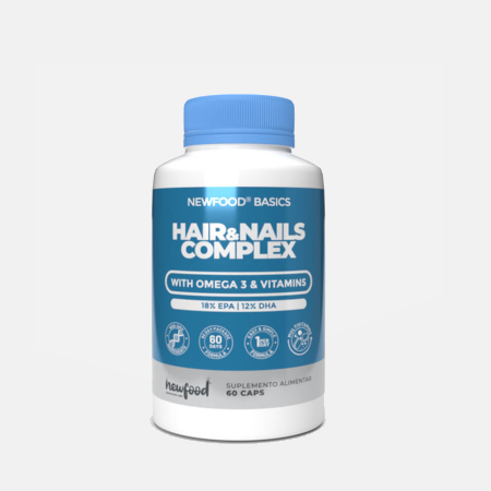 HAIR & NAILS COMPLEX – 60 cápsulas – NewFood