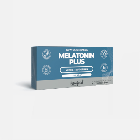 Melatonina Plus – 30 comprimidos – NewFood