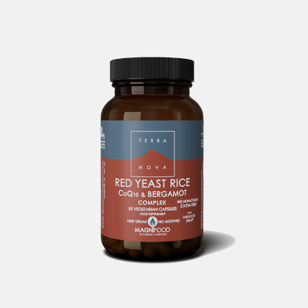 Red Yeast Rice CoQ10 Bergamot – 50 cápsulas – Terra Nova