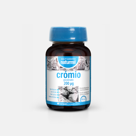 Naturmil Picolinato Cromo 200 µg – 60 comprimidos – DietMed