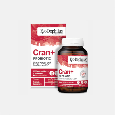 Kyo-Dophilus Cran + Probiotics – 60 cápsulas – Kyolic