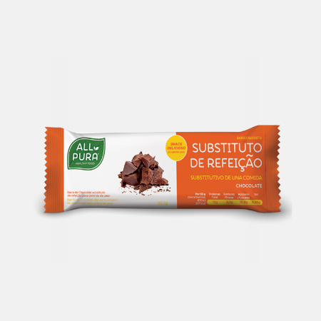 Barrita Sustitutiva de Comida Chocolate – 55g – All Pura