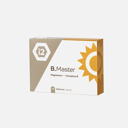 B.Master Magnésio + Complexo B – 30 cápsulas – I2Nutri