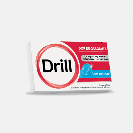 Drill Pastillas sin azúcar – 24 pastillas