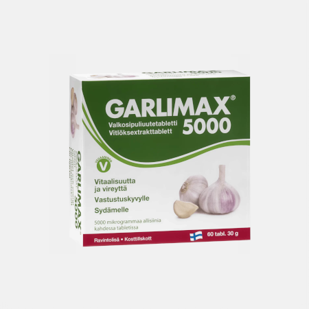 Garlimax 5000 – 60 comprimidos – Natural y Eficaz