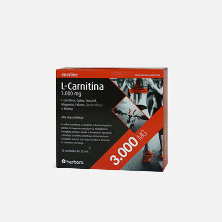 L-Carnitina 3000 mg (Alta disponibilidad) – 12 dosis únicas – Herbora