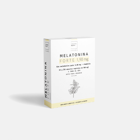 Melatonina Forte 1,9 mg + Rodhiola – 30 cápsulas – Herbora