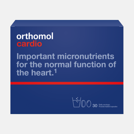 Orthomol Cardio – 30 sobres + cápsulas
