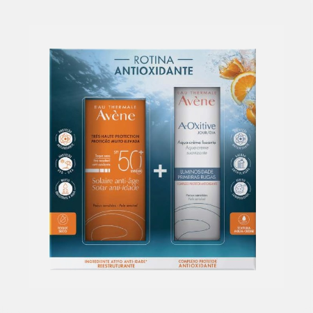 Pack Crema Antiedad SPF50 + A-Oxitive Aqua Dia – Avène