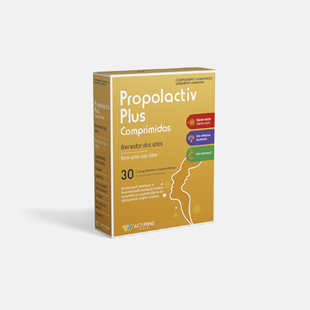 Propolactiv Plus – 30 Comprimidos Masticables – Herbora