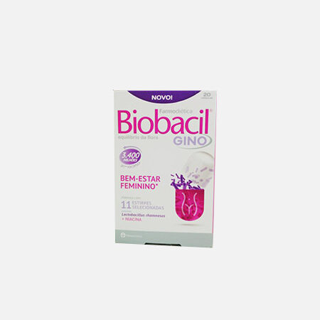 Biobacil Gino – 20 cápsulas – Farmodiética