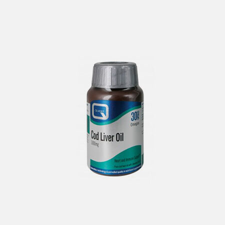 Aceite de hígado de bacalao Aceite de hígado de bacalao – 30 cápsulas – Quest