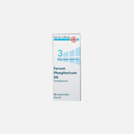 Ferrum Phosphoricum D6 – 80 tabletas – DHU