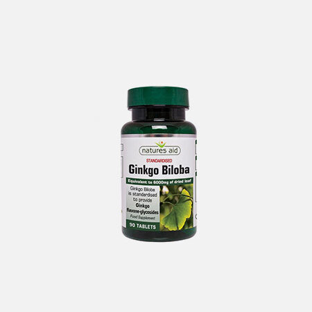 Ginkgo Biloba 6000mg – 90 tabletas – Natures Aid