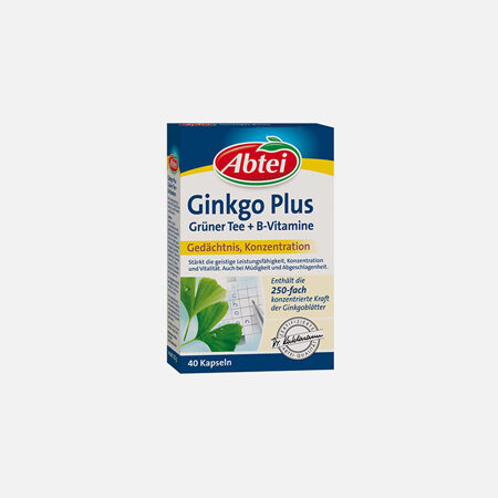 Ginkgo Plus – 40 Cápsulas – Abadía