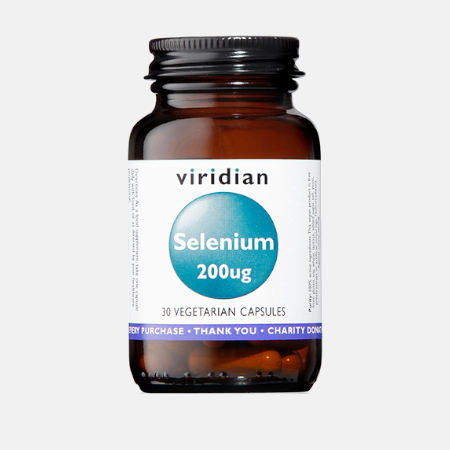 Selenium 200ug – 30 cápsulas – Viridian