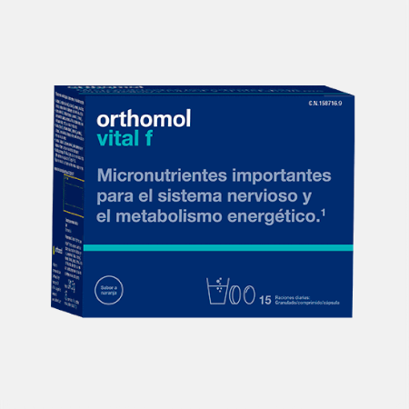 Orthomol vital F – 15 Porciones: polvo + cápsulas