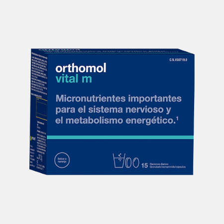 Orthomol Vital M – 15 porciones sobres + capsulas