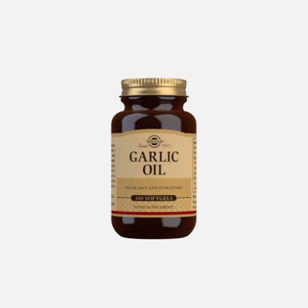 Aceite de ajo (olor reducido) – 100 cápsulas – Solgar