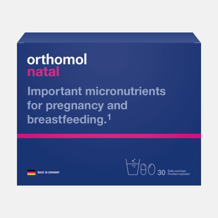 Orthomol Natal – 30 Porciones: sobres + cápsulas