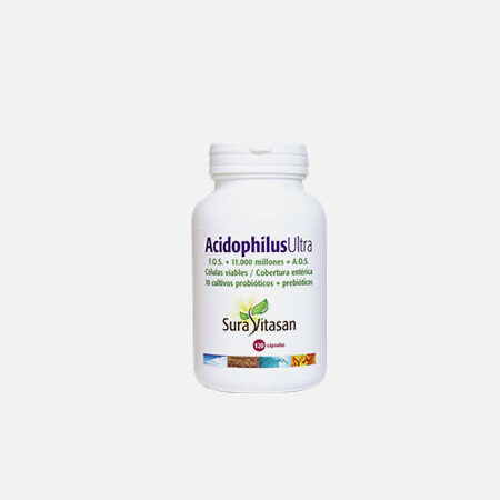 Acidophilus Ultra – 120 cápsulas – Sura Vitasan