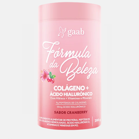 Fórmula de belleza hibisco y arándano – 200 g – GAAB Wellness