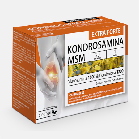Kondrosamina MSM Extra Forte – 20 carteiras – DietMed