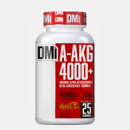 AAKG 4000 (Arginina AKG AstraGin) – 100 comprimidos – DMI Nutrition