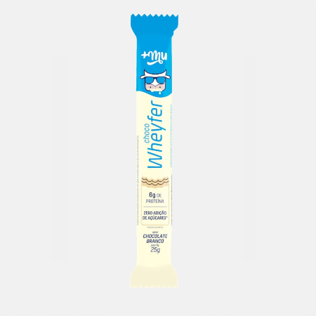 Barrita Chocowafer Chocolate Blanco – 25g – +Mu