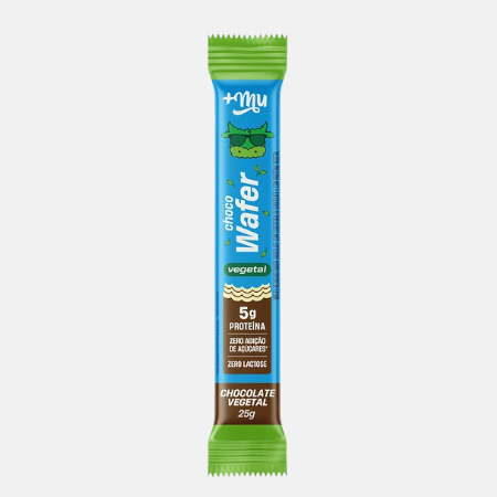 Barrita Chocowafer Chocolate Vegetal – 25g – +Mu