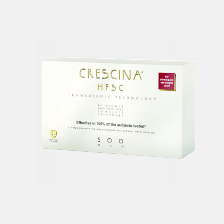Crescina HFSC Transdermic Complete Treatment 500 Man – 10+10 viales