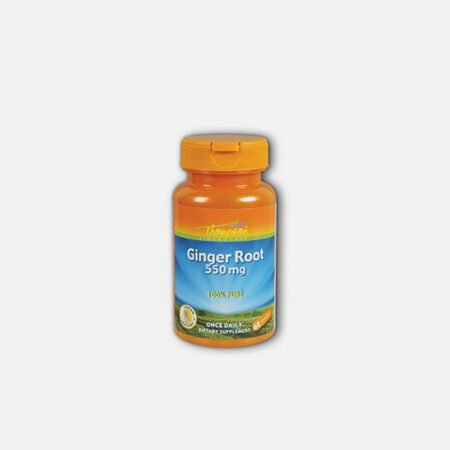 Raíz de jengibre 550 mg – 60 cápsulas – Thompson