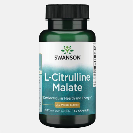 L-Citrulline Malate 750 mg – 60 cápsulas – Swanson