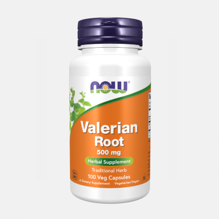 Valerian Root 500mg – 100 cápsulas – Now