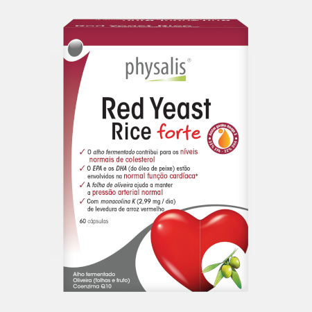 Red Yeast Rice Forte – 60 cápsulas – Physalis