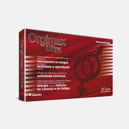 Orgimax Ultra – 4 cápsulas – Fharmonat