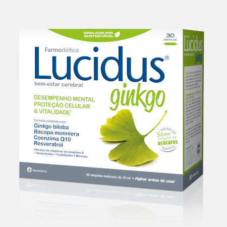 Lucidus Ginkgo – 30 ampollas – Farmodiética