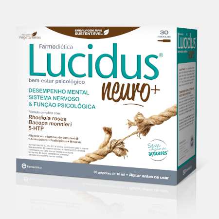 Lucidus Neuro+ – 30 ampollas – Farmodiética