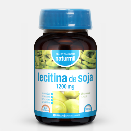 Lecitina de Soja 1200 mg – 30 cápsulas – Naturmil