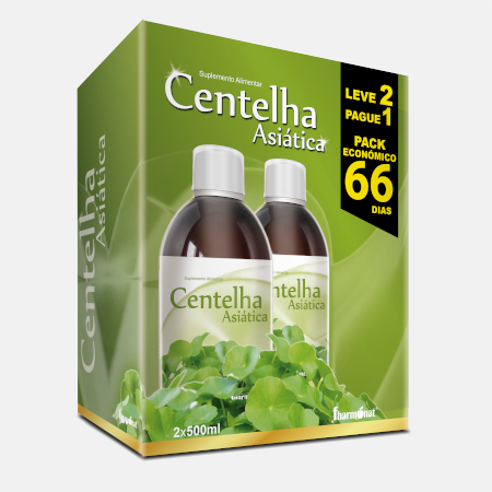Pack Centelha Asiatica – 2x 500ml – Fharmonat