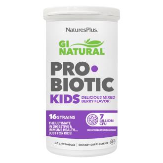 Probiótico natural GI para niños 30 cápsulas – Natures Plus
