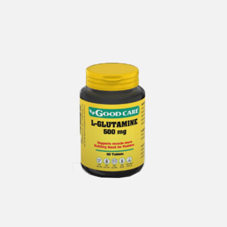 L-Glutamina 500 mg – 50 tabletas – Buen cuidado