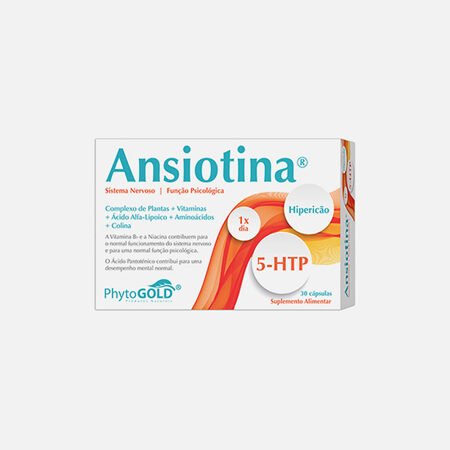 Ansiotina Capsulas – 30 cápsulas – PhytoGold