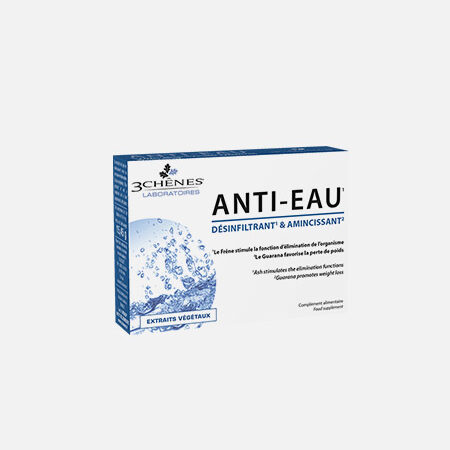 Anti-Agua – 30 tabletas – 3 Robles