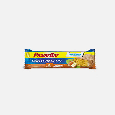 Protein Plus Avellana & Minerales – 35 g – Barra de energía